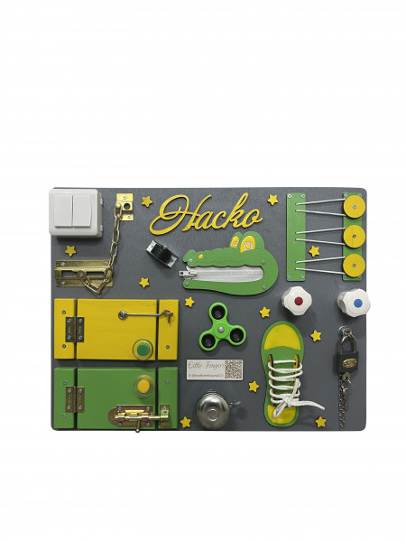 Sensory busy board for children 50/40 cm BZ011